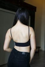 Karly Seamless Low Back Bralette - Black