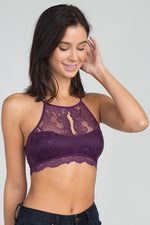 Kay Lace High-Neck Bralette