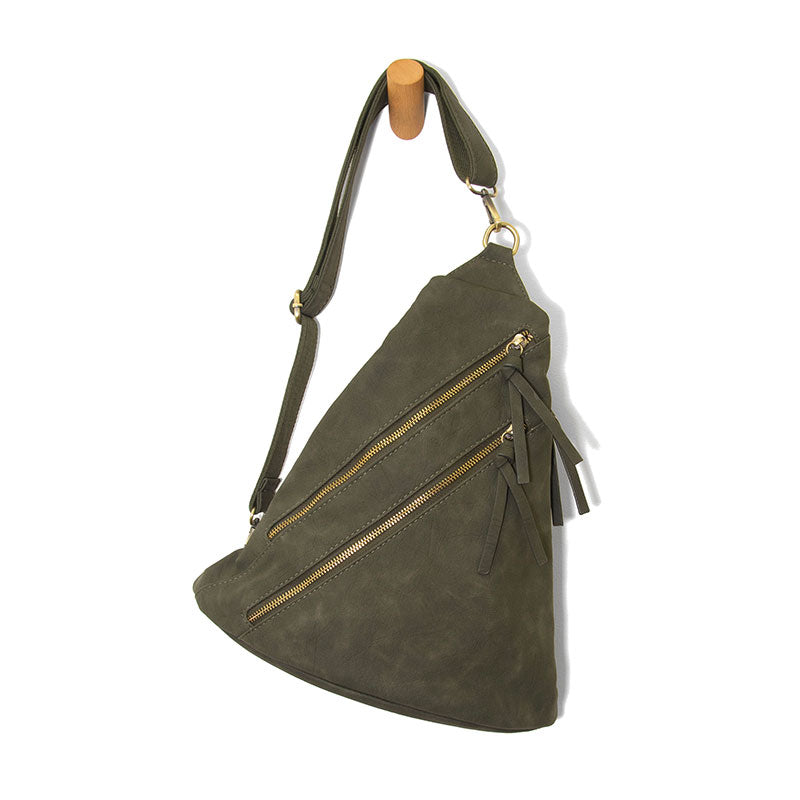 Kaya Vegan Suede Sling Bag