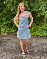 Kendall Denim Overall Dress