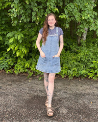 Kendall Denim Overall Dress