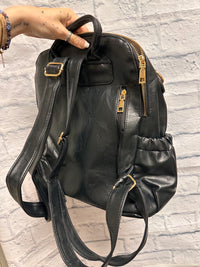 Kristi Leopard Strap Convertible Backpack