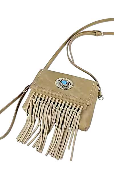 Lily Western Fringe Crossbody Bag