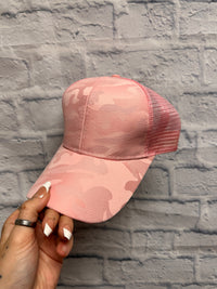 Liza Camo Print Cap
