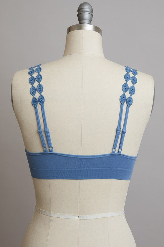 Lydia Lace Applique Bralette