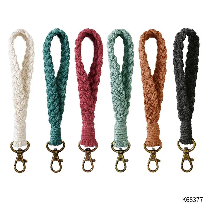 Macrame Keychain Wristlet