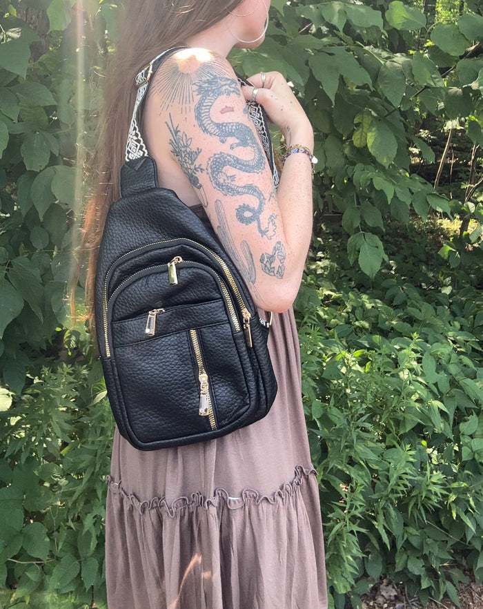 Margaret Vegan Leather Sling Bag