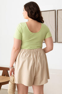 Mari Square Neck Bodysuit