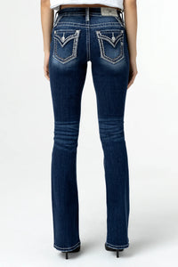 Miss Me Mid Rise Medium Wash Bootcut Jeans