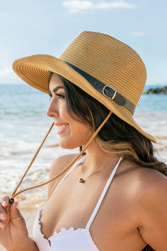 Morena Drawstring Panama Hat