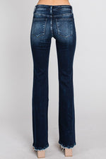 Nicki Low Rise Dark Wash Bootcut Jeans
