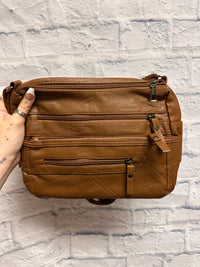Odette Vegan Leather Multi-Zipper Crossbody Bag