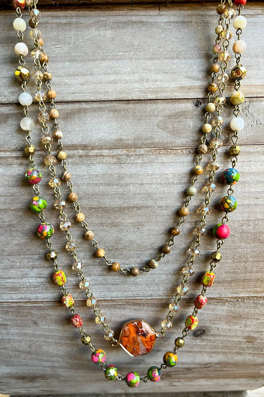 Colorful Layered Necklace