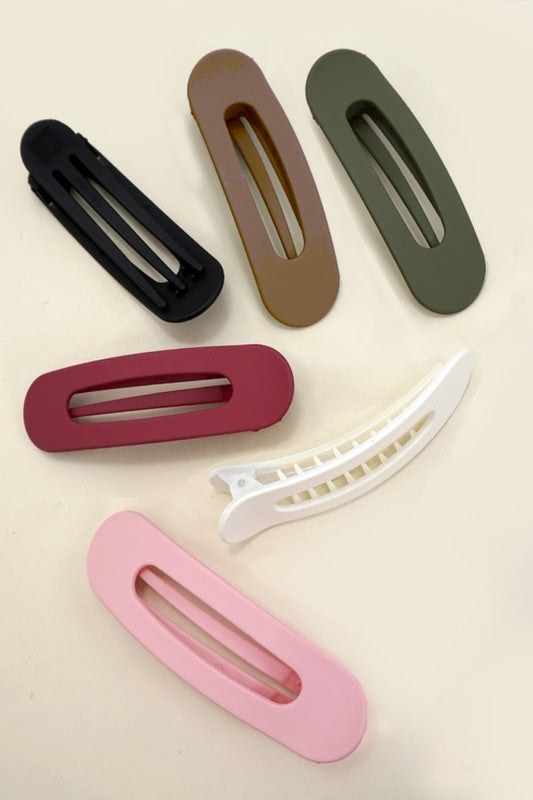 Orla Flat Oval Hair Clips