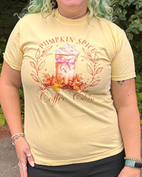 "Pumpkin Spice Coffee Club" Graphic Tee