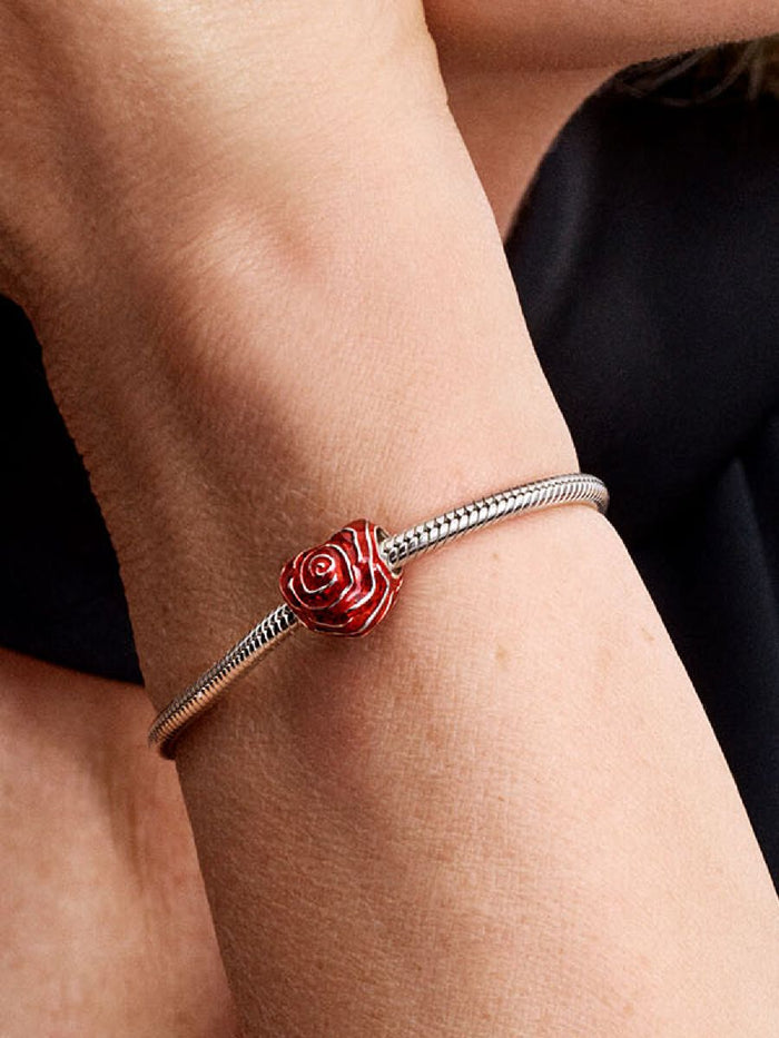 Rose Heart Charm