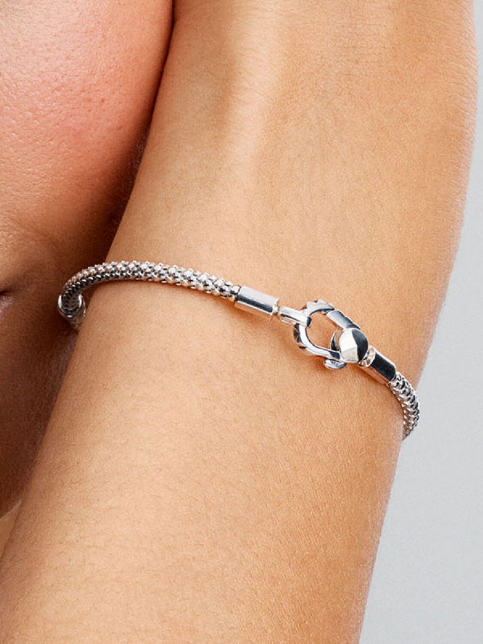 Studded Clasp & Chain Bracelet