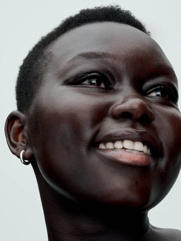 Sterling silver hoop earrings