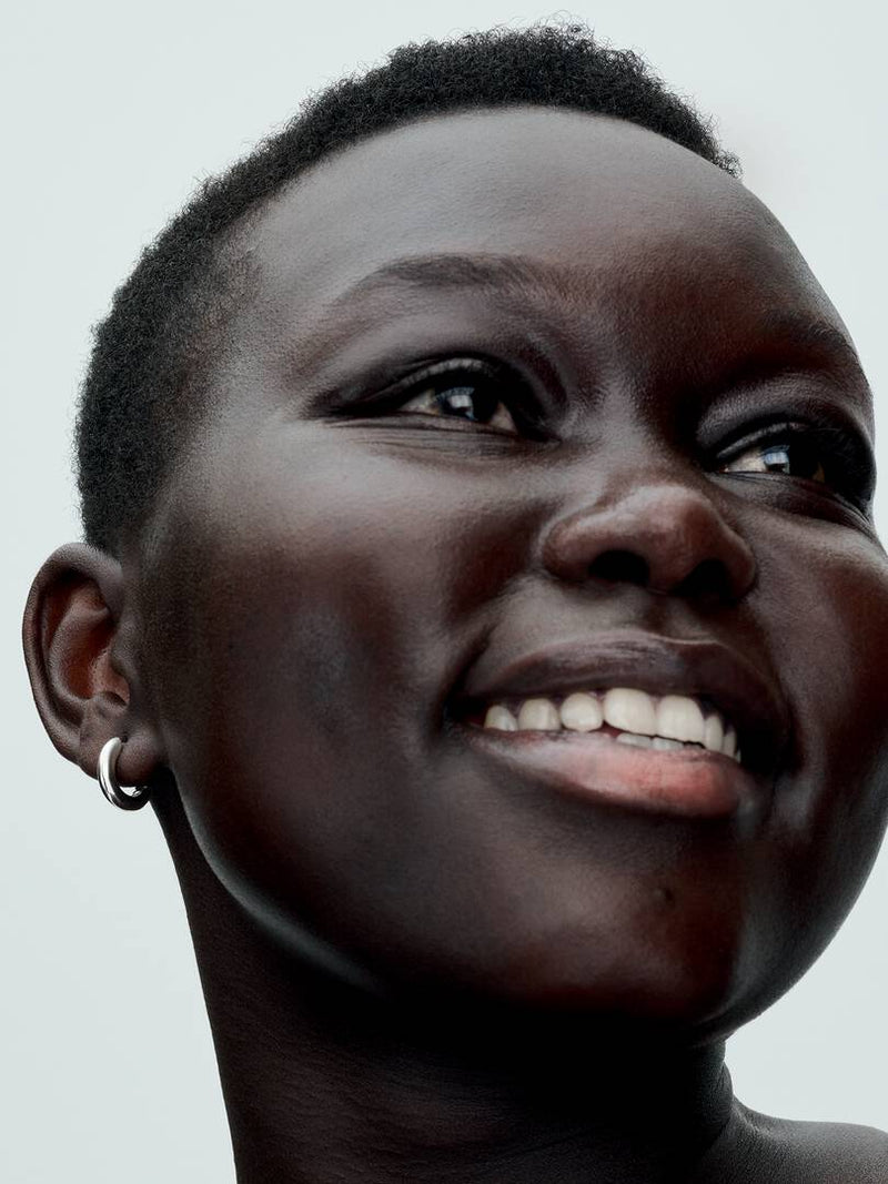 Sterling silver hoop earrings