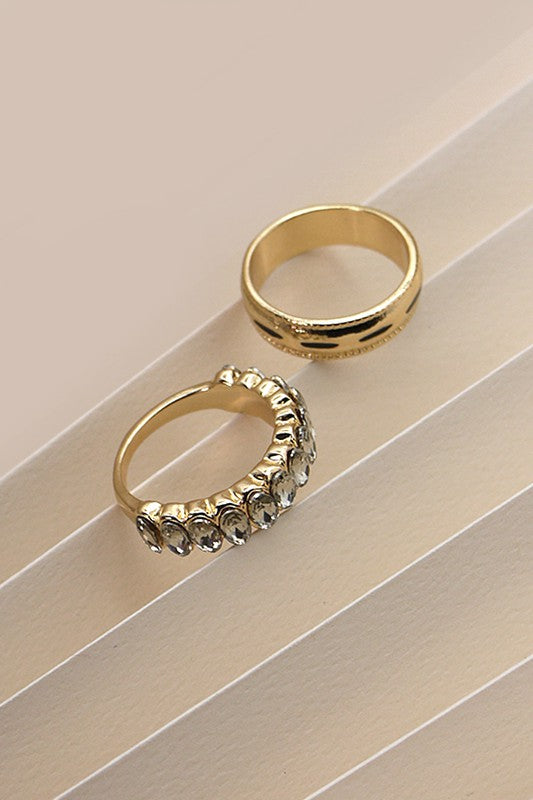 Navette Ring Set