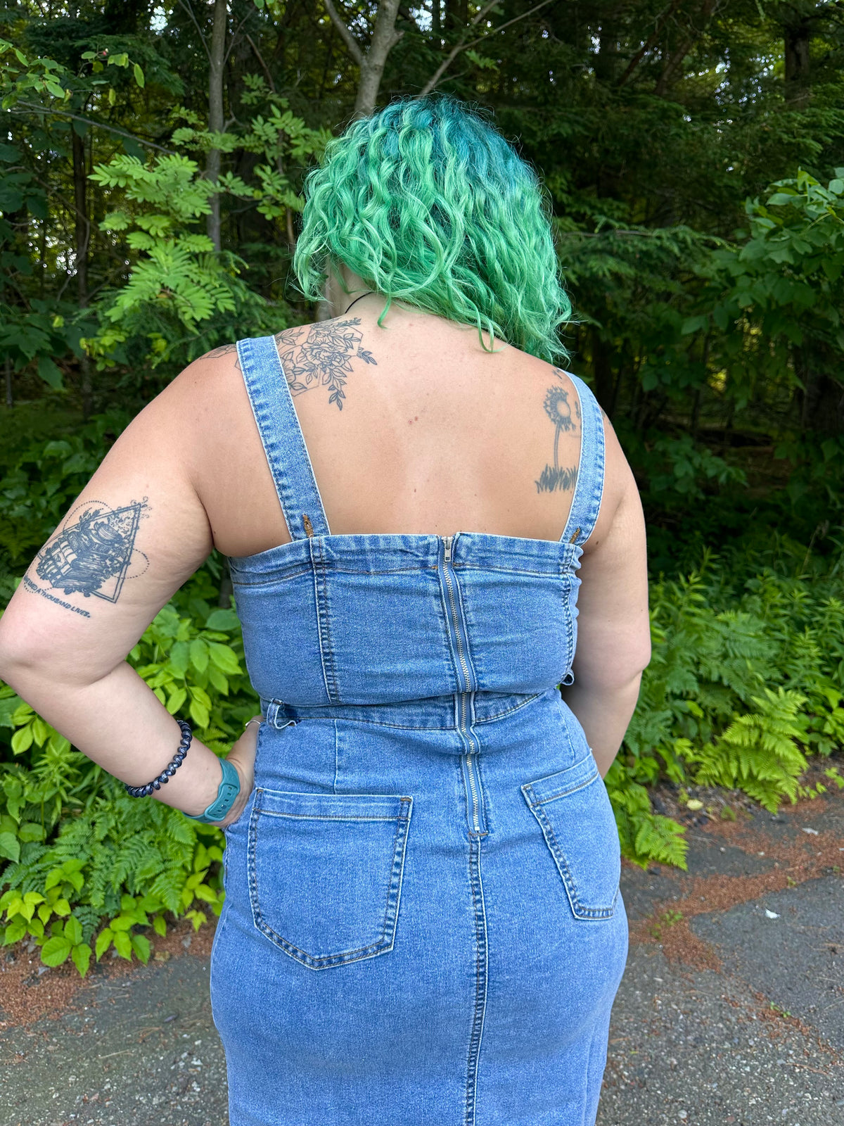 Rachelle Button Down Denim Dress