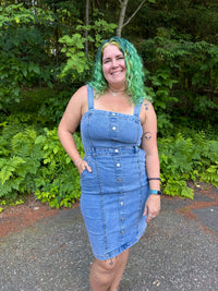 Rachelle Button Down Denim Dress