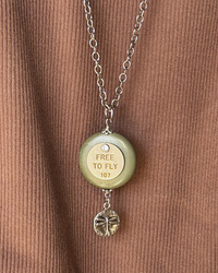 "Free to Fly" Natural Stone Necklace