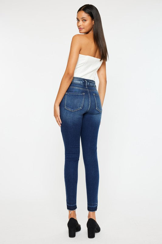 Saige High Rise Skinny Ankle Jeans