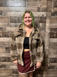 Samara Plaid Fleece Shacket