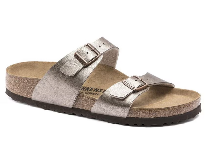 Birkenstock Sydney Birko-Flor Sandals - Graceful Taupe (Regular/Wide)