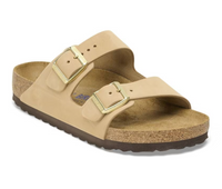 Birkenstock Arizona Leather Soft Footbed Sandal - Sandcastle (Regular/Wide)