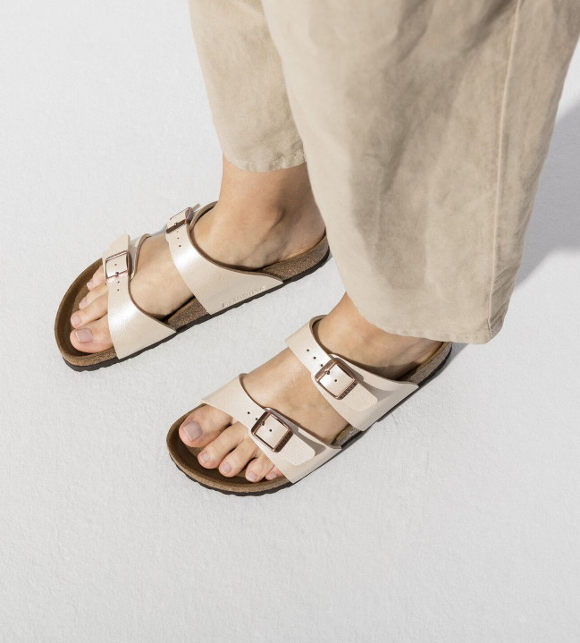 Birkenstock Sydney Birko-Flor Sandals - Graceful Pearl (Regular/Wide)