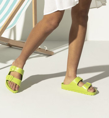 Birkenstock Arizona EVA Sandals - Active Lime (Medium/Narrow)