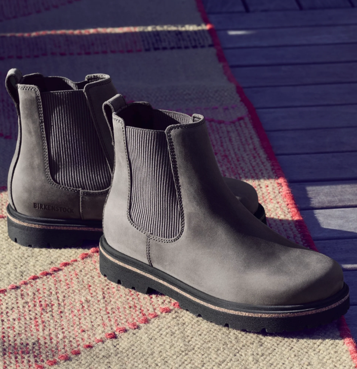 Birkenstock Highwood Oiled Leather Boots - Graphite (Medium/Narrow)