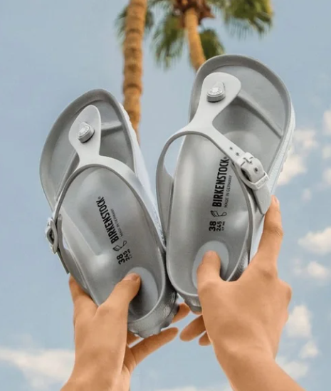 Birkenstock Gizeh EVA Sandals - Silver (Regular/Wide)