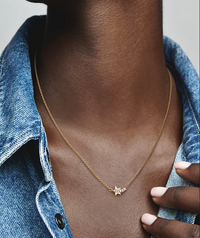 Shooting Star Pave Collier Necklace