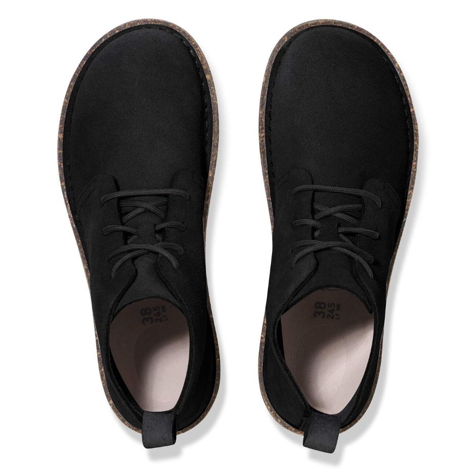 Birkenstock Uppsala Mid Suede Leather Boots - Black (Regular/Wide)