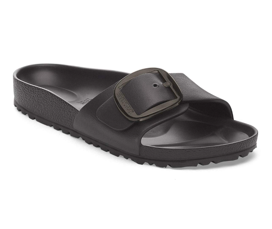 Birkenstock Madrid Big Buckle EVA Sandals - Black (Medium/Narrow)