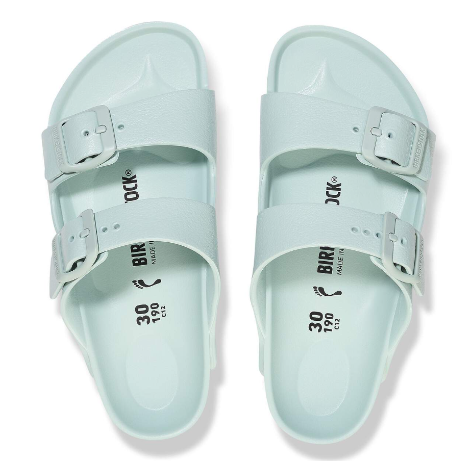 Birkenstock Arizona EVA Kids Sandals - Surf Green (Medium/Narrow)