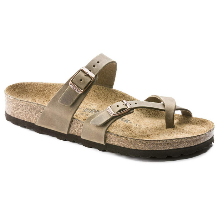 Birkenstock Mayari Oiled Leather Sandals - Tobacco (Regular/Wide)
