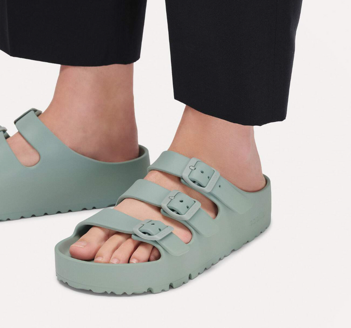 Birkenstock Florida Flex Platform EVA Sandals - Pure Sage (Medium/Narrow)