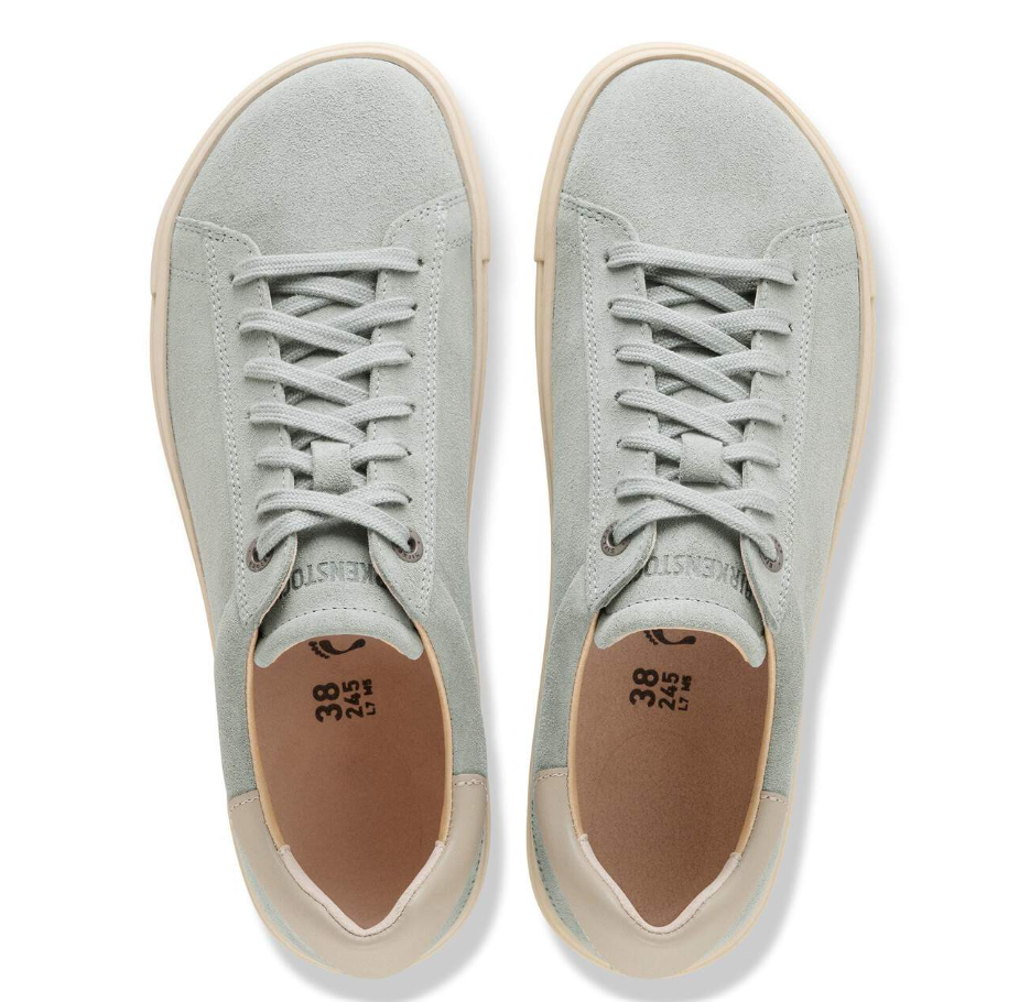 Birkenstock Bend Low Suede Sneakers - Pure Sage (Medium/Narrow)