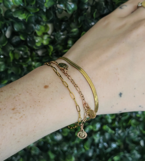 Georgia PaperClip Chain Bracelet