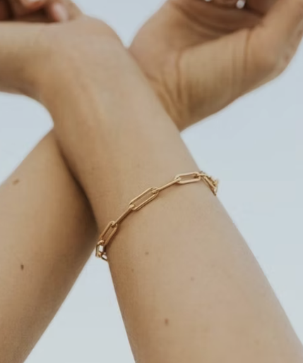 Georgia PaperClip Chain Bracelet