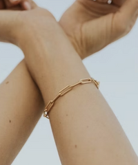 Georgia PaperClip Chain Bracelet