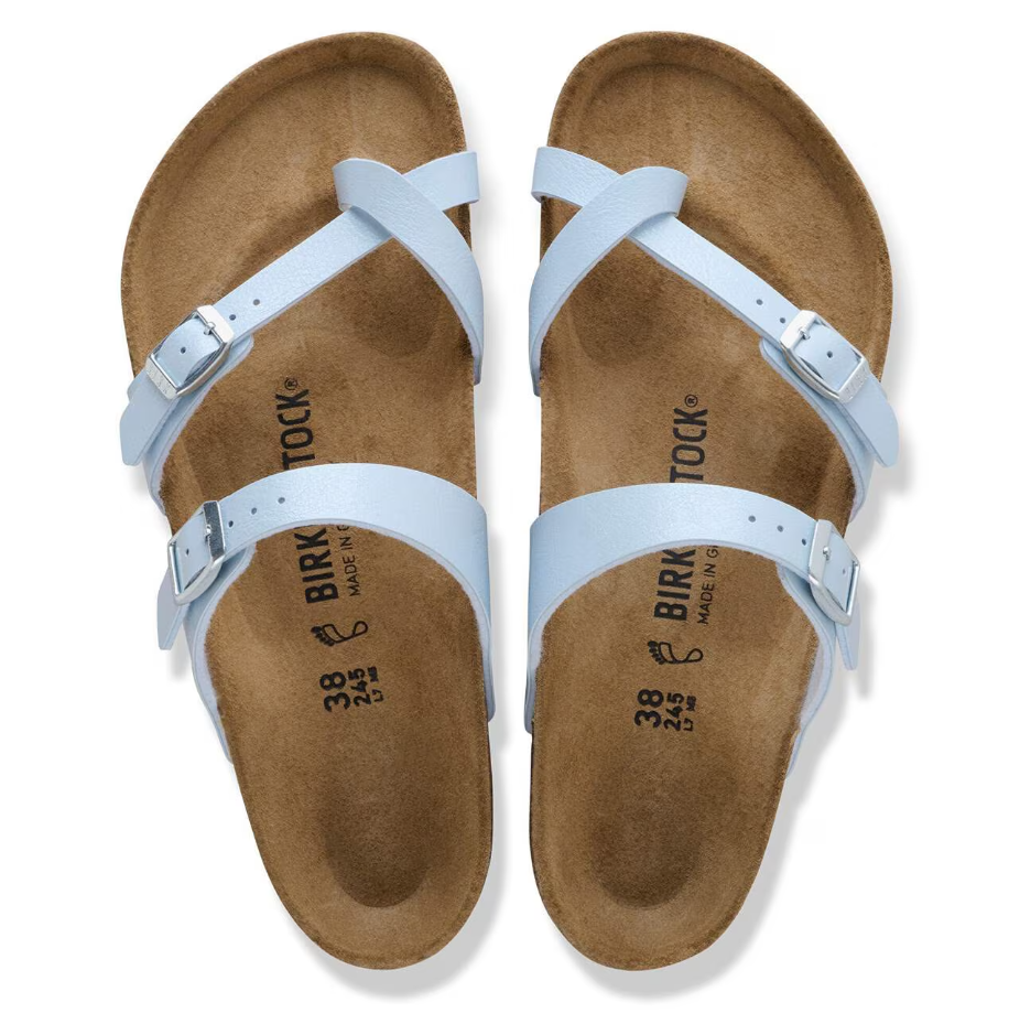 Birkenstock Mayari Birko-Flor Sandals - Baby Blue (Regular/Wide)