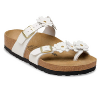 Birkenstock Mayari Flowers Sandals - White (Regular/Wide)