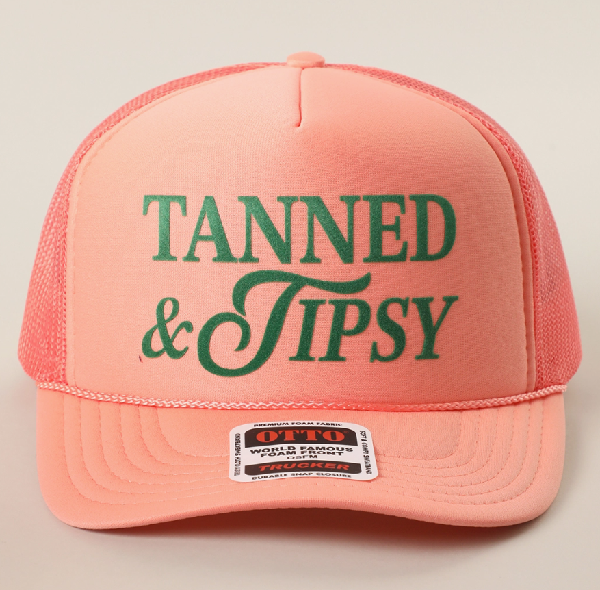 Tanned & Tipsy Trucker Cap