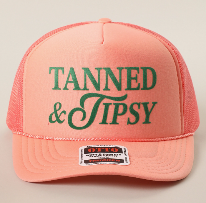 Tanned & Tipsy Trucker Cap