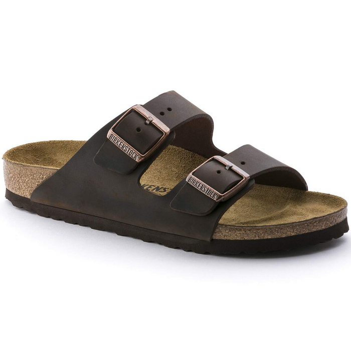 Birkenstock Arizona Oiled Leather Sandals - Habana (Regular/Wide)